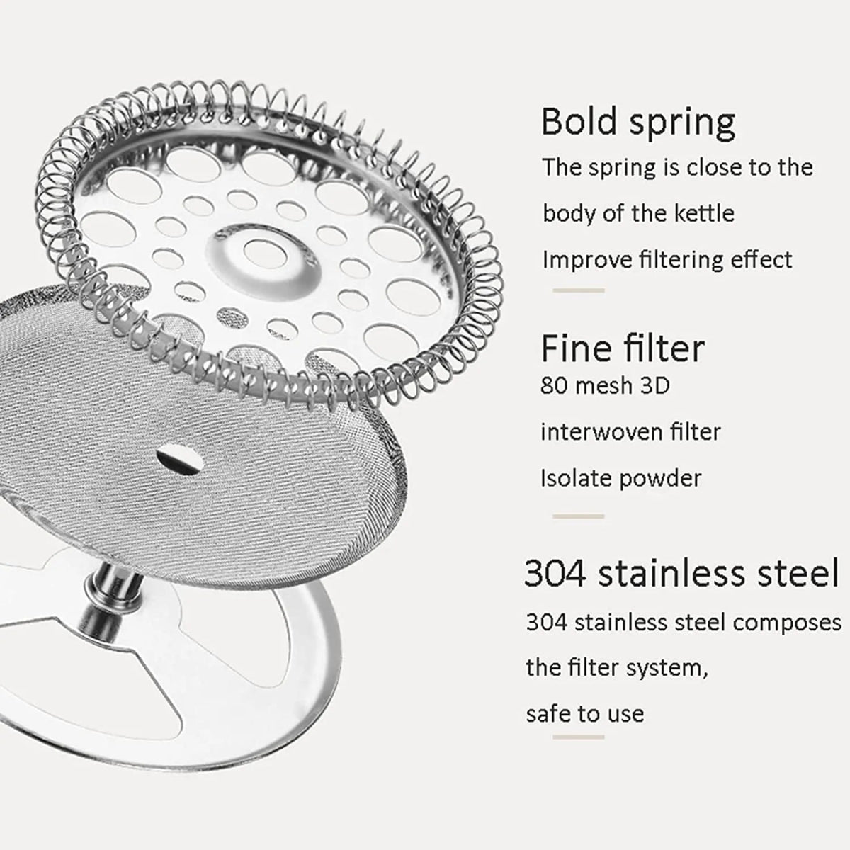 French Press Glass Coffee Maker - 1 Liter - Techmanistan in Pakistan