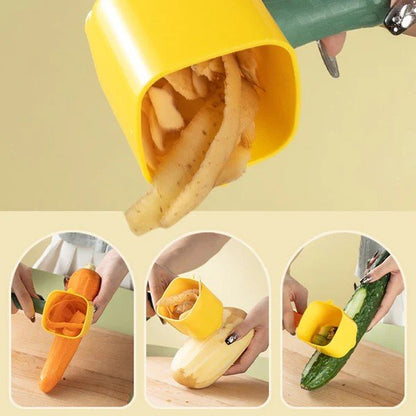 Fruit & Vegetable Storage Peeler with Container - Techmanistan in Pakistan