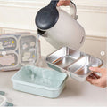 2 Compartment Insulated Lunch Box with Lid