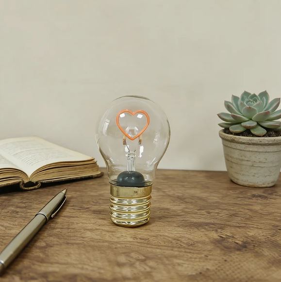 USB Rechargeable Bulb-Shaped Table Lamp