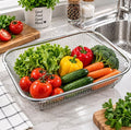 Stainless Steel Drainage Strainer Storage Basket Colander