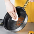 12-Piece Classic Stainless Steel Golden Handles Cookware Set