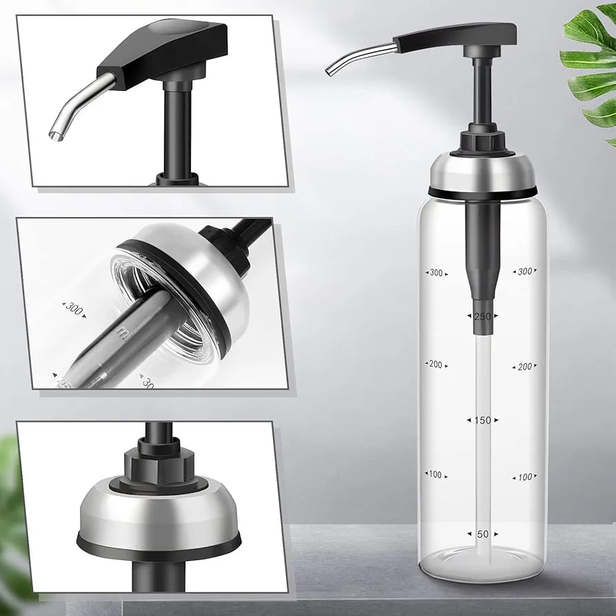 Glass Oil Pump Dispenser - Techmanistan in Pakistan