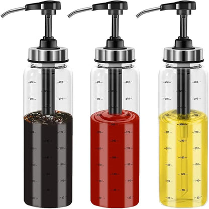 Glass Oil Pump Dispenser - Techmanistan in Pakistan