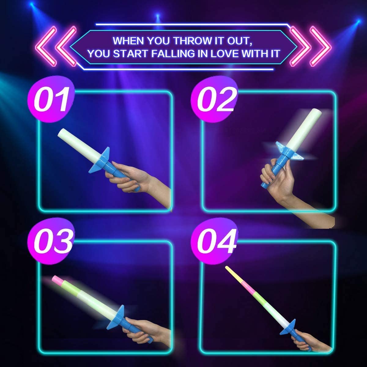 Glow Stick Light Up Sword - Techmanistan in Pakistan