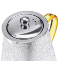 Hammered Glass Teapot with Stainless Steel Infuser - Techmanistan in Pakistan