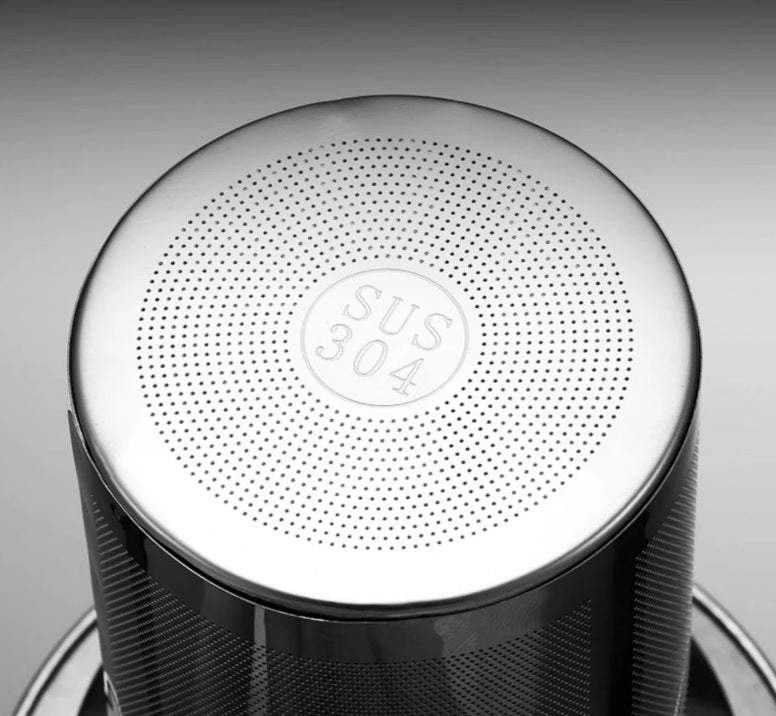 Hammered Glass Teapot with Stainless Steel Infuser - Techmanistan in Pakistan