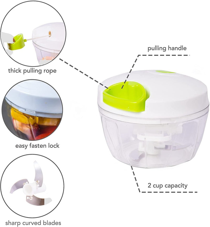 Hand Held Manual Food Chopper, - Techmanistan in Pakistan