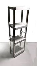 Heavy Duty Stainless Steel Rods Wooden Shelves Rack, Multipurposed Rack, Shoe Organizer, Kitchen Shelves Organizer Rack Books Shelves Rack Books Organizer, Outdoor Plant Pots Stand - Techmanistan in Pakistan