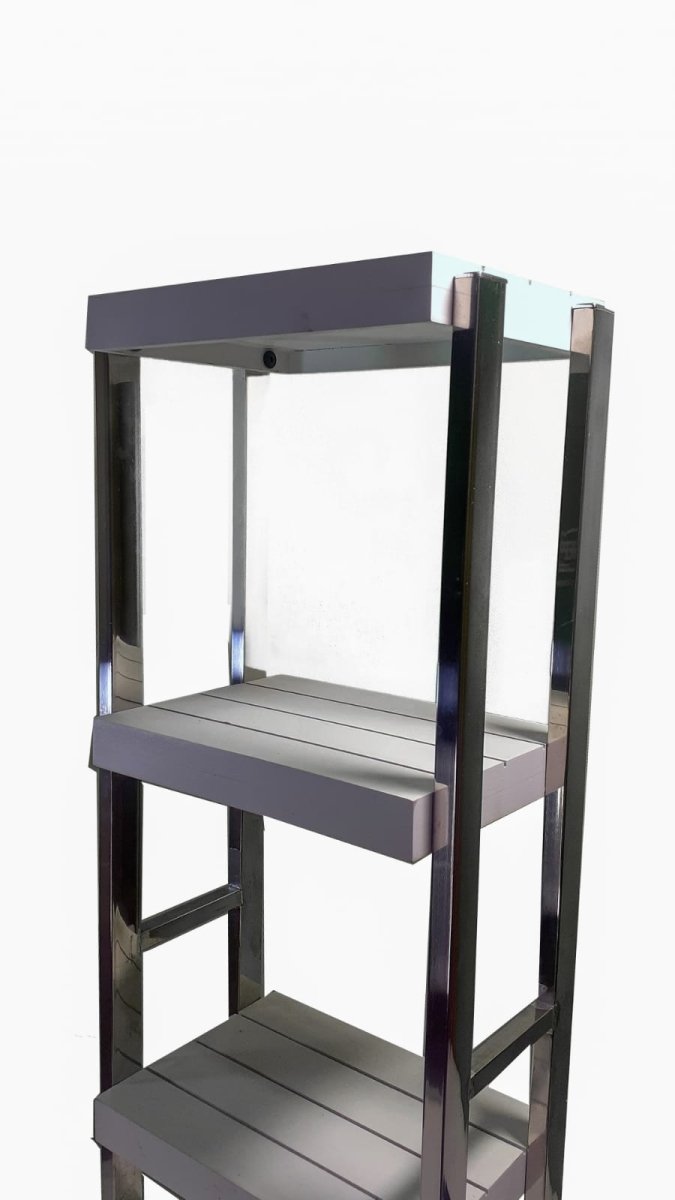 Heavy Duty Stainless Steel Rods Wooden Shelves Rack, Multipurposed Rack, Shoe Organizer, Kitchen Shelves Organizer Rack Books Shelves Rack Books Organizer, Outdoor Plant Pots Stand - Techmanistan in Pakistan