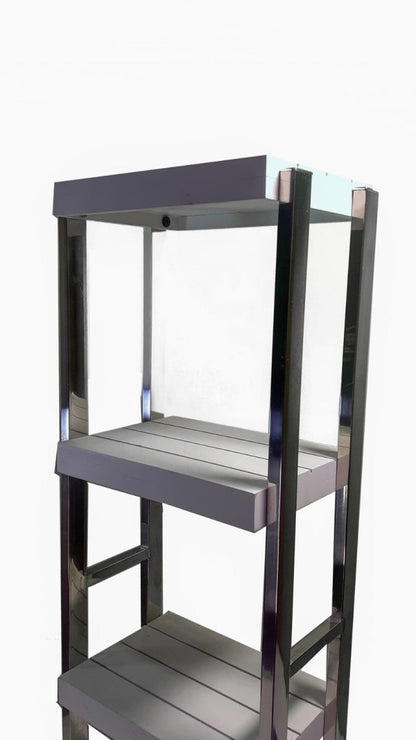 Heavy Duty Stainless Steel Rods Wooden Shelves Rack, Multipurposed Rack, Shoe Organizer, Kitchen Shelves Organizer Rack Books Shelves Rack Books Organizer, Outdoor Plant Pots Stand - Techmanistan in Pakistan