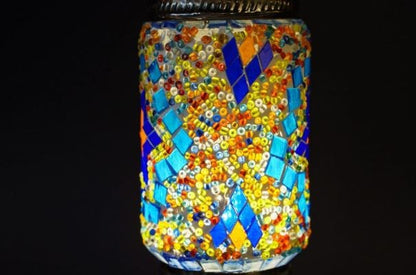 Pair of Moroccan Mosaic Lamp Turkish Table Lamp