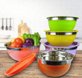 Set of 5 Mixing Bowls with Airtight Lids | Nesting Bowls