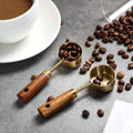 3pcs/Set Steel Measuring Cups with Wooden Handle