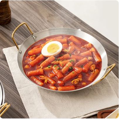 Steel Wok Frying Pan with Dual Handles