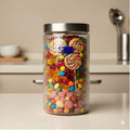 Clear Glass Storage Jar – Airtight Kitchen Jar
