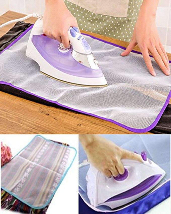 High Temperature Resistance Ironing Scorch Heat Insulation Pad Protective Mesh Cloth Cover - Techmanistan in Pakistan
