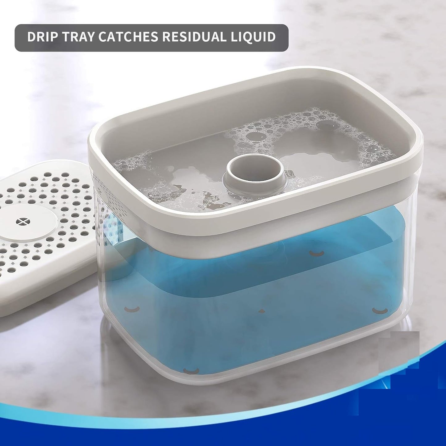 2in1 - Soap Pump Dispenser & Sponge Holder Techmanistan