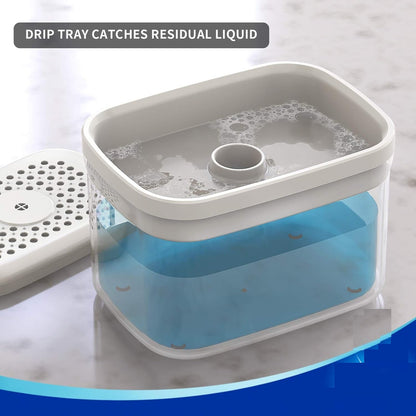 2in1 - Soap Pump Dispenser & Sponge Holder Techmanistan