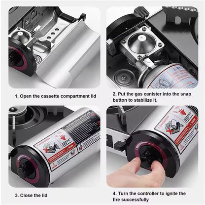 Mini Portable Butane Outdoor Cooking Gas Stove