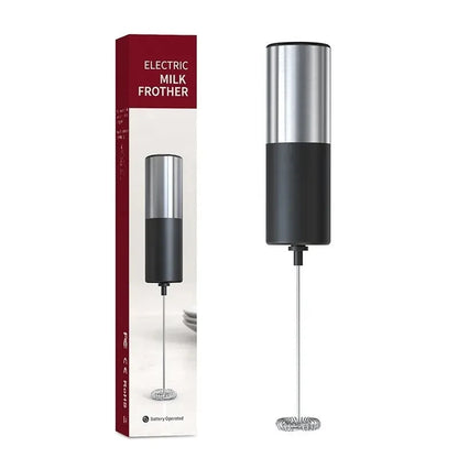 Handheld Battery-Operated Electric Milk Frother Techmanistan