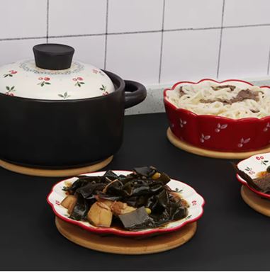 Non-Slip Wooden Placemat for Dining Table Techmanistan