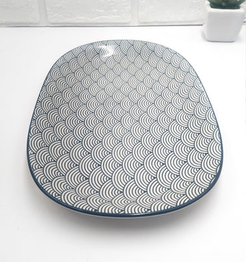 Large Oval Ceramic Tray