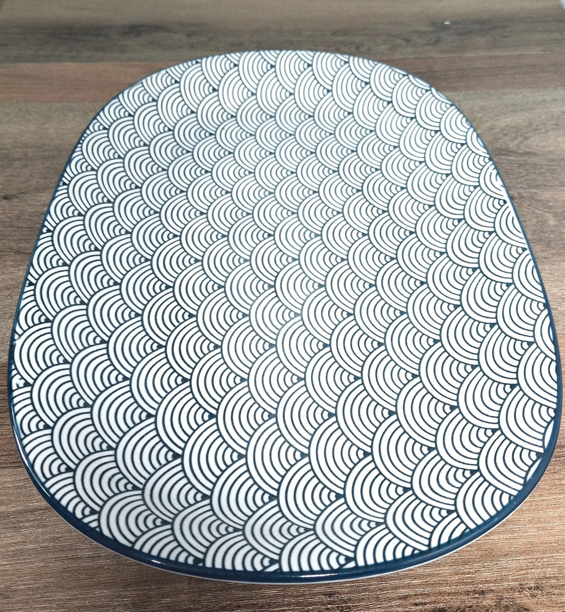 Large Oval Ceramic Tray