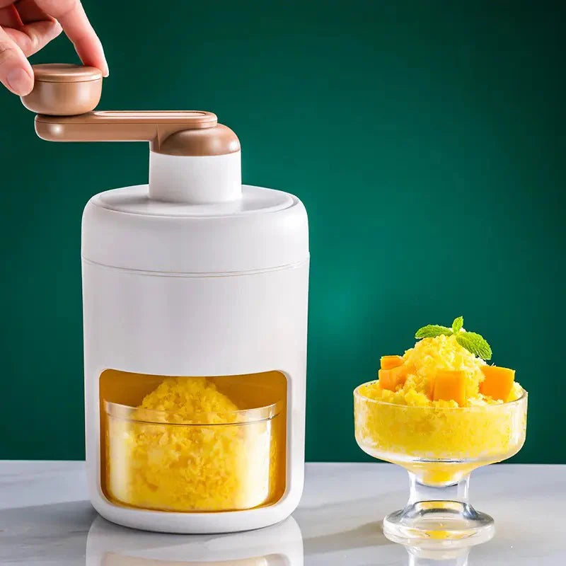 Manual Ice Crusher Machine – Ice Snow Maker & Shaved Ice Machine for Home Use