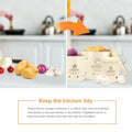 Set of 3 - Antique White Vintage Vegetable Metal Kitchen Storage Canisters – Aloo Pyaz Organiser