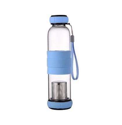 Infuser Water Bottle with Silicone Sleeve Grip - Techmanistan in Pakistan