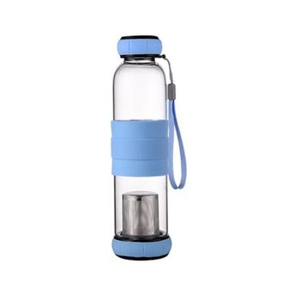 Infuser Water Bottle with Silicone Sleeve Grip - Techmanistan in Pakistan