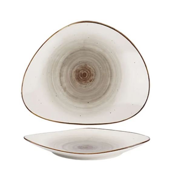 Irregular Ceramic Lunch Serving Plate - Techmanistan in Pakistan