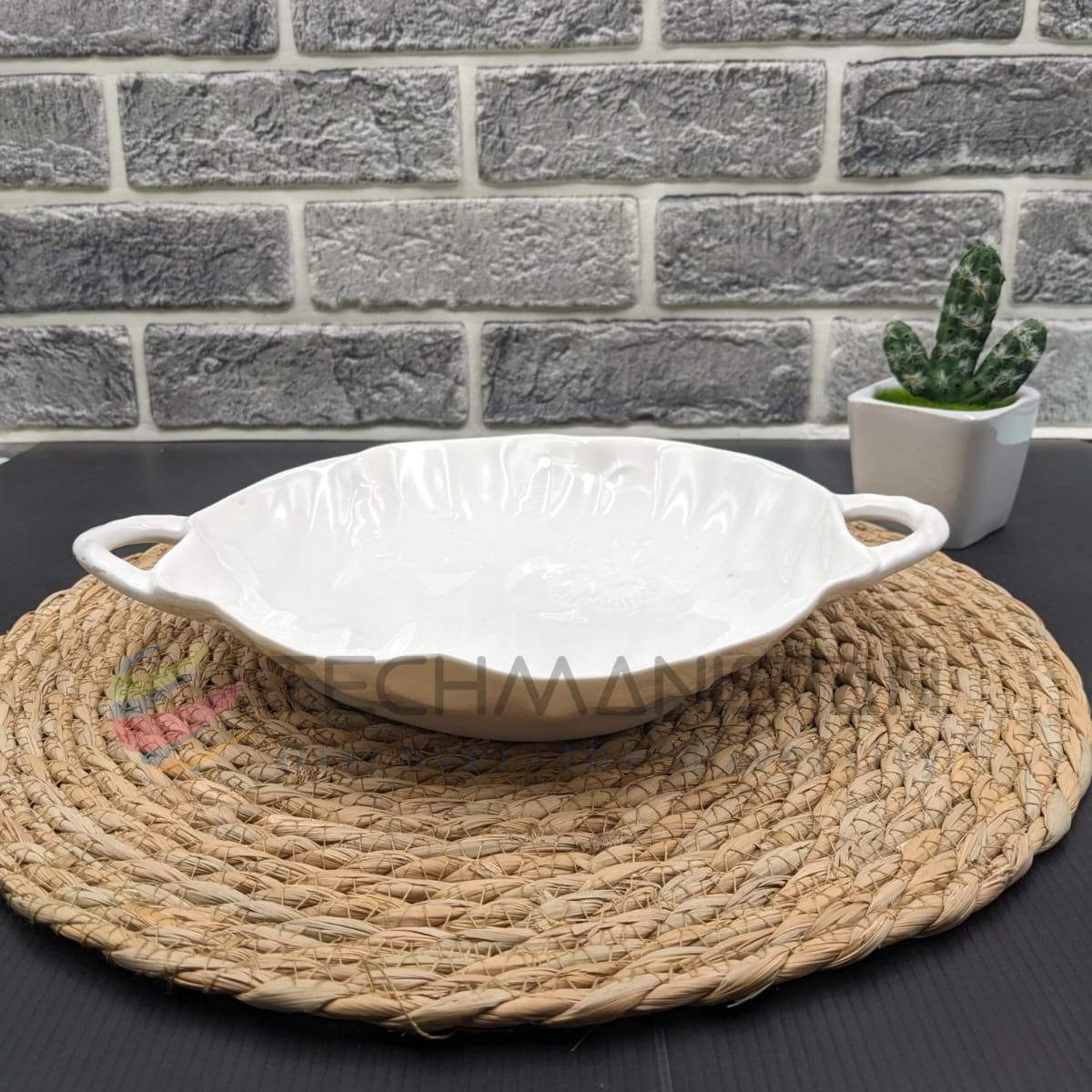 Irregular Lasagna Ceramic Tray - Techmanistan in Pakistan