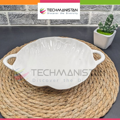 Irregular Lasagna Ceramic Tray - Techmanistan in Pakistan