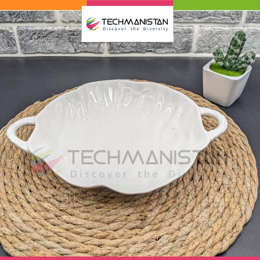 Irregular Lasagna Ceramic Tray - Techmanistan in Pakistan