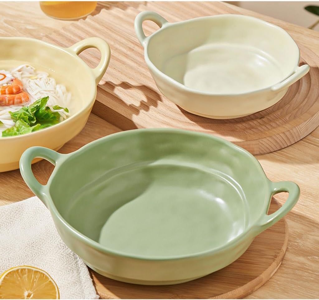 Irregular Shape Ceramic Bowl With Handles - Techmanistan in Pakistan