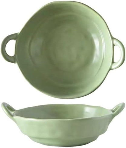 Irregular Shape Ceramic Bowl With Handles - Techmanistan in Pakistan