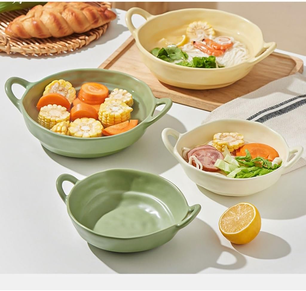 Irregular Shape Ceramic Bowl With Handles - Techmanistan in Pakistan