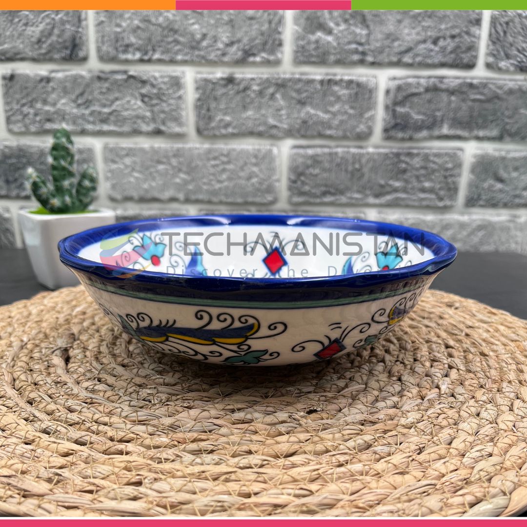 Irregular Shape Flower Ceramic Bowl - Techmanistan in Pakistan