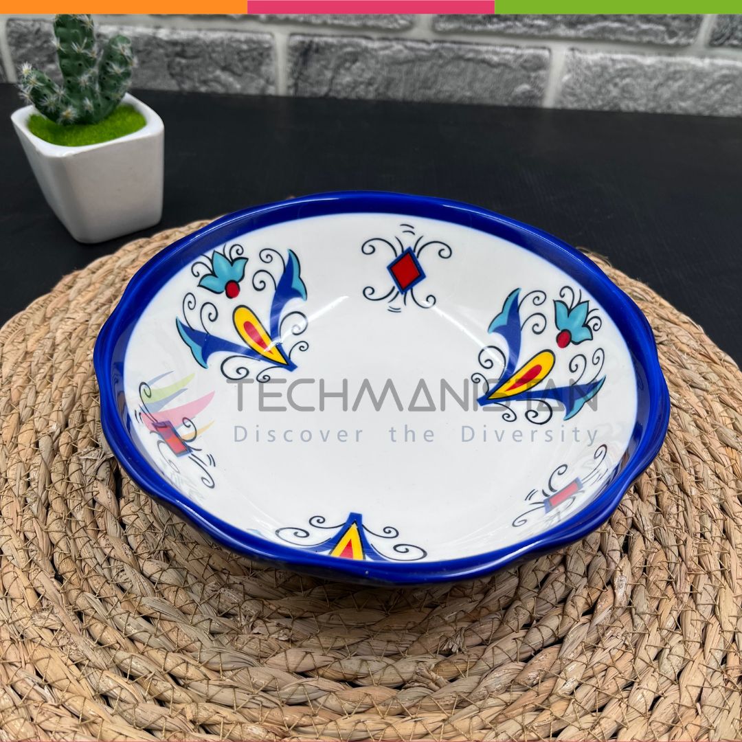 Irregular Shape Flower Ceramic Bowl - Techmanistan in Pakistan