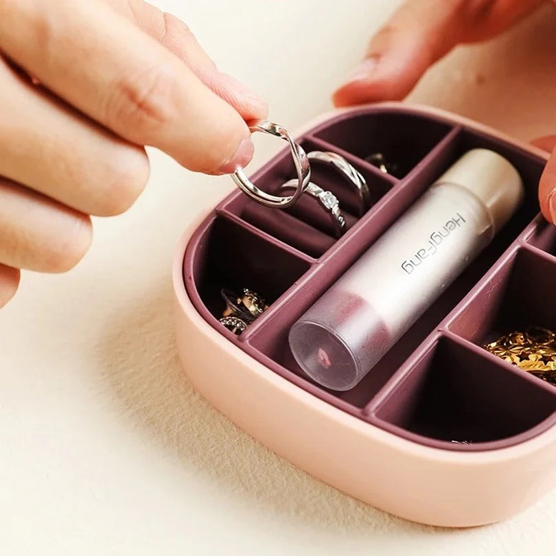Portable Mini Jewelry Storage Box
