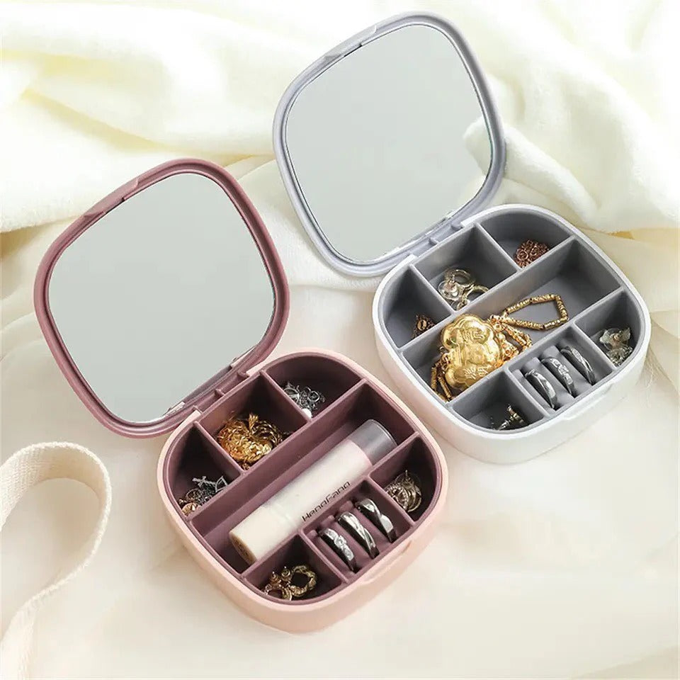 Portable Mini Jewelry Storage Box