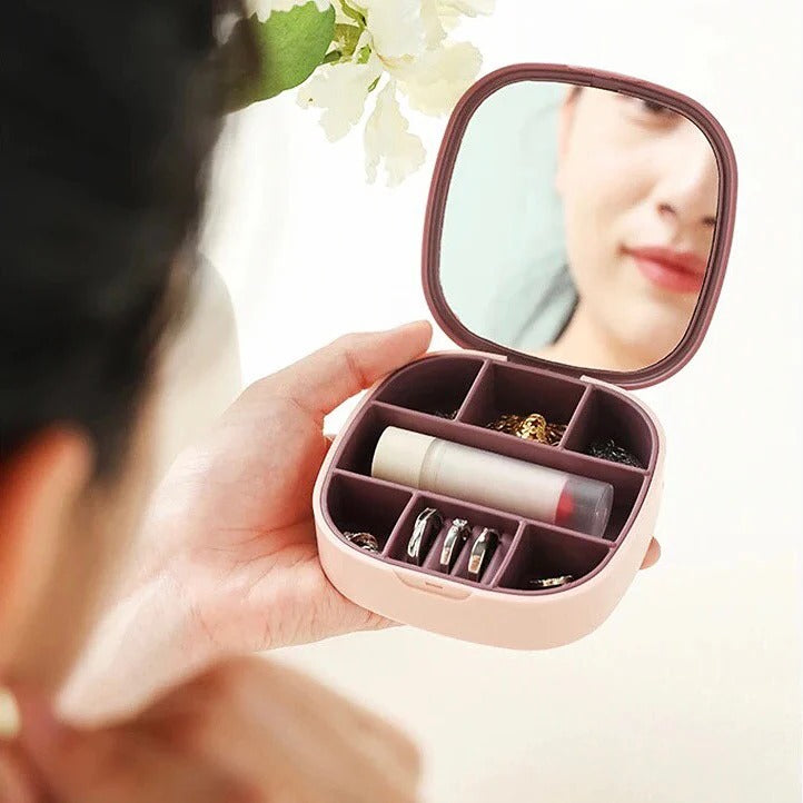 Portable Mini Jewelry Storage Box