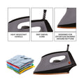 1200W Flat Electroni Dry Iron | Non-Stick Ceramic Coated Soleplate
