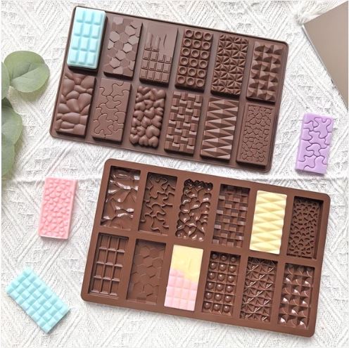 12 Cavity Break Apart Chocolate Mold | 12 Different Designs
