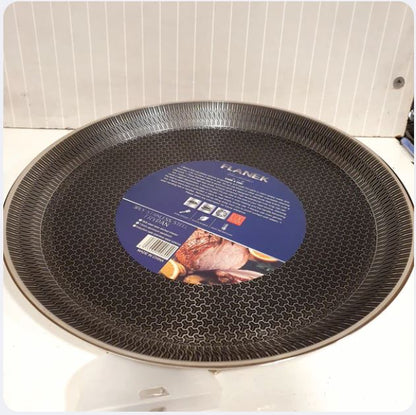 32cm Single Handle Non-Stick Laser Coated Honeycomb Tawa