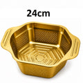 Hexagon Shape Stainless Steel Colander Strainer