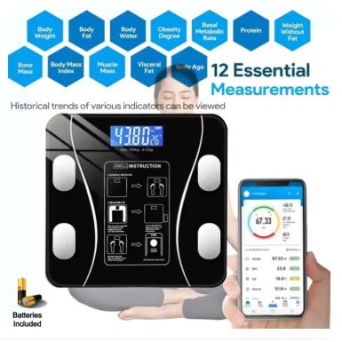 Bluetooth Smart Digital Electronic Weighing Scale - 180kg