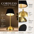 Cordless Rechargeable Touch Lamp